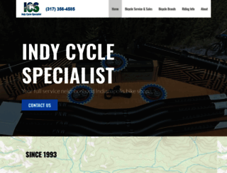 indycyclespecialist.com screenshot