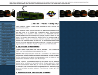 inekon-trams.com screenshot
