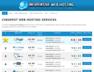 inexpensivewebhosting.co screenshot