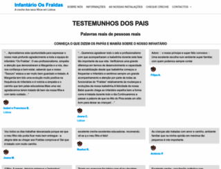 infantarioosfraldas.com screenshot