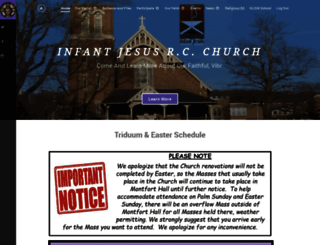 infantjesus.org screenshot