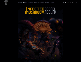 infected-mushroom.com screenshot