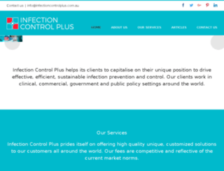 infectioncontrolplus.com.au screenshot