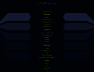 infinitefrogs.com screenshot