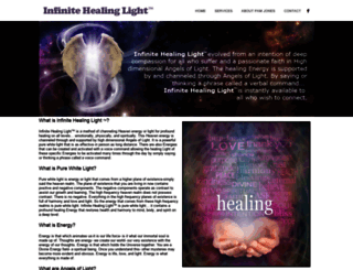 infinitehealinglight.com screenshot