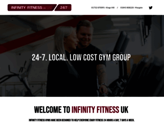 infinity-fitness-uk.com screenshot