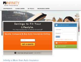 infinity-insurance.com screenshot