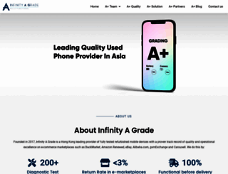 infinityagrade.com screenshot