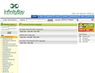 infinitybay.co.uk screenshot
