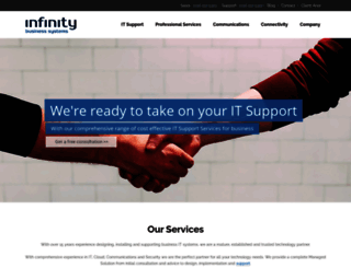 infinitybusinesssystems.co.uk screenshot