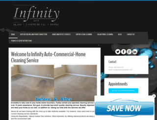 infinitycarpetclean.com screenshot