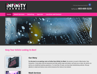 infinitycarwash.net screenshot