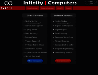 infinitycomputers.net screenshot