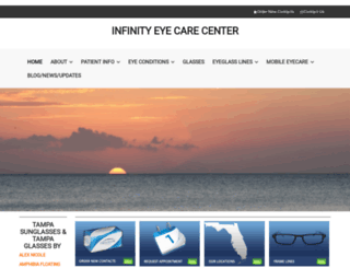 infinityeyecarecenter.com screenshot