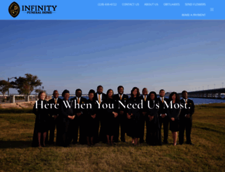 infinityfuneralhomes.com screenshot