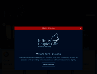 infinityhospicecare.com screenshot
