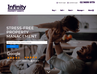 infinityproperty.com.au screenshot