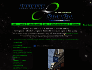 infinitysignco.com screenshot