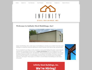 infinitysteelbuildings.com screenshot