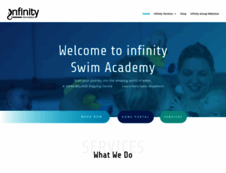 infinityswimacademy.com screenshot