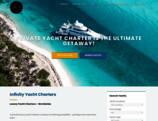 infinityyachts.com screenshot