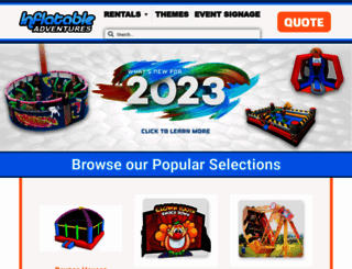 inflatableadventures.com screenshot