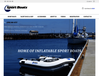inflatablesportboats.com screenshot