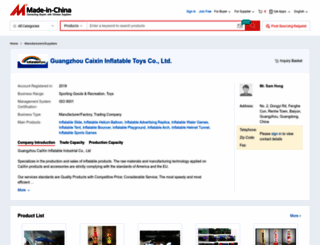inflatabletoys.en.made-in-china.com screenshot
