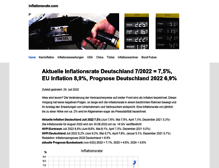 inflationsrate.com screenshot