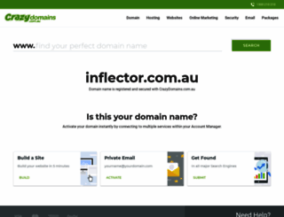 inflector.com.au screenshot
