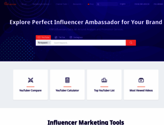 influencer.yeshen.com screenshot