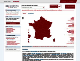 info-brocantes.com screenshot