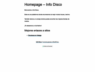 info-disco.com screenshot