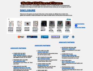 info-galore.com screenshot