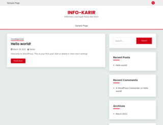 info-karir.com screenshot