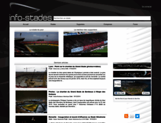 info-stades.fr screenshot