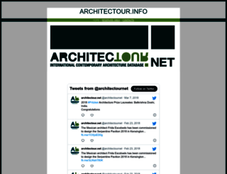 info.architectour.net screenshot