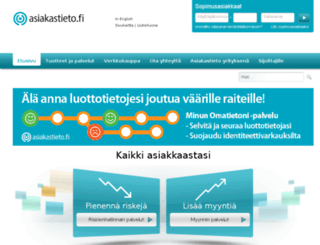 info.asiakastieto.fi screenshot