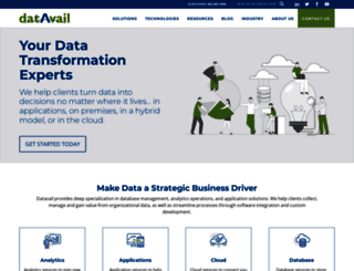 info.datavail.com screenshot