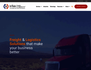 info.intekfreight-logistics.com screenshot
