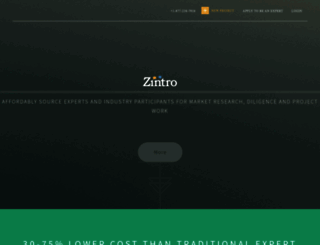 info.zintro.com screenshot