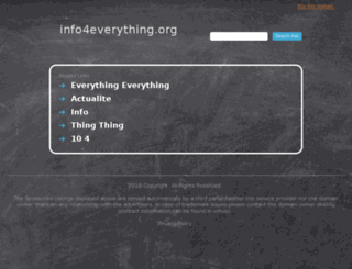 info4everything.org screenshot