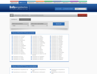 infoarquitectos.com screenshot