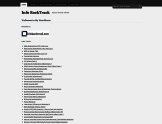 infobacktrack.wordpress.com screenshot
