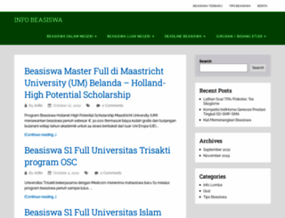 infobeasiswa.net screenshot