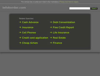 infoborder.com screenshot
