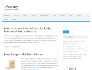 infobrary.com screenshot