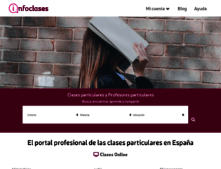 infoclases.es screenshot