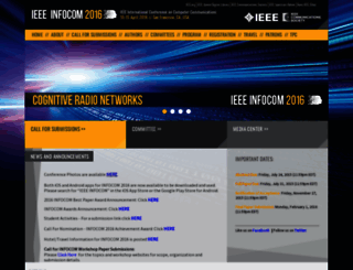 infocom2016.ieee-infocom.org screenshot