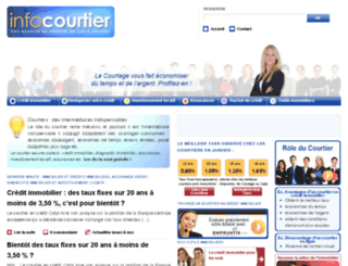 infocourtier.com screenshot